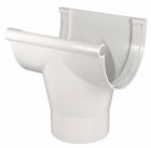 NAISSANCE CENTRALE A COLLER DIAMETRE 125 POUR PROFILE LG33 BLANC - UNAC333B