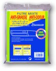 FILTRE MIXTE CHARBON ACTIF POUR HOTTE