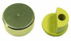 Patte à glace ronde Strauss Vonderweidt - Laiton poli - Diamètre 18 mm - Vendu par 4