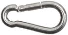 MOUSQUETON ALPINISME INOX  8 X 80 mm - P/1