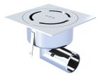 SIPHON ACO SHOWERDRAIN EKO 200x200MM INOX 304 COUV SLOT INOX 304 BRILLANT SORTIE H GE30MM DN63