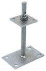 PIED POT. A VISSER  80 X 80 X 250 mm HAUT. REGL. Acier - P/5