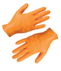Xtra Grip - Gants de protection 100% nitrile - Sachet 10 gants, taille 9