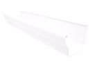 Gouttière en PVC blanc rectangulaire développé T25 - long. 2m