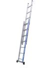 Échelle aluminium coulissante 2 plans - Platinium coulisse à main 2 plans