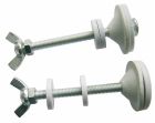 Lot de 2 fixations pour fixer le réservoir de WC sur la cuvette