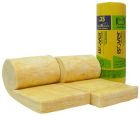 Rouleau en laine de verre semi-rigide - Cladirol 35 Plus - long. 3,8m x larg. 0,405m x ep. 154mm - R = 4,4