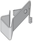 Clips inox XXL pour couvre joint aluminium ou PVC