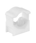 COLLIER POUR TUBE DE DIAMETRE 12 A 22 BLANC - CLIP1222B