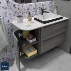 Coquette ALLIANCE 300 réversible 1 porte arrondie ouverture push ALSACE 300 x 540 x 450 mm