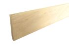 Plinthe naturel exotique clair - Long. 2400 mm x larg. 70 mm x ep. 10 mm