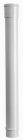 DAUPHIN DROIT ESRHETIQUE 1M POUR TUBE DESCENTE TD100 GRIS  - DDF10T