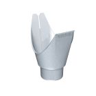 Naissance agrafable 333B14/Ø100 mm - zinc - CLASSIC naturel