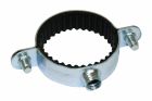 Collier de fixation simple isophonique - Acier nickelé - Pour tube Ø18 mm - Boite de 100 pièces