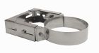 BRIDE MURALE REGLABLE 120 A 200 MM RENFORCEE DOUBLE PAROI Ø200