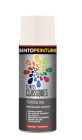 Peinture acrylique metal , bois , plastiques classique brillant blanc RAL 9001 - aérosol de 0,4L