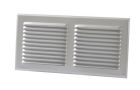 GRILLE PERSIENNE ALU GRIS ANTI INSECTE  DIMENSION 15X30     - LM1530G