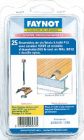 Vis panne acier autoperceuse Nergal Têtalu H13 RAL 8012 Rouge Tuile - long. 80mm x diam. 5,5mm - Blister 25