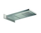 pomme de douche encastree 55/26 cm carree pluie+cascade 100 % inox