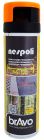 Peinture aérosol acrylique pour toutes surfaces orange fluo 500 mL
