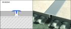 PROFILE T-FLOOR TFAE 1400  PROFIL EN T ALU ARGENT 250CM 14MM - T-FLOOR TFAE