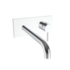 FACADE MITIGEUR LAVABO BEC 225 MM PICCHE CHROME