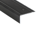 NEZ DE MARCHE ALU STRIE SPECIAL RENOVATION PERCE ALU NOIR 50MM X 22,4MM X L.3000mm