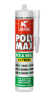 Colle de montage et mastic d’étanchéité - POLY MAX® FIX & SEAL EXPRESS crystal clear - cartouche de 300g