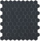 Mosaïque en verre recyclé - 903 NORDIC BLACK MT HEX 35X35MM