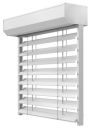 Brise soleil orientable rénovation lame aluminium 90Z - Compak BSO