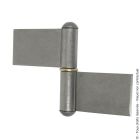 PAUMELLE A SOUDER EXTRA-FORT L100mm BLANCHIE
