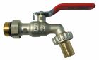 Robinet de puisage orientable à sphère - Poignée plate - Installation facile et rapide pour toutes configurations - M 1/2' - Raccord au nez 3/4' - Laiton - Auto-étanche - Conception francaise brevetée. - ACS