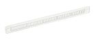 GRILLE PLATE MORTAISE 250X12 MAXIMUM COULEUR BLANC     - B1913