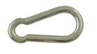 Mousqueton pompier acier zingué x 2 Largeur 8 mm