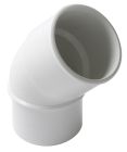 COUDE SIMPLE MALE/FEMELLE 45' DIAMETRE 50 BLANC - CJ4B
