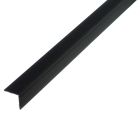 Profilé cornière 15x15/2000 plastifié noir