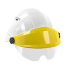 Casque - Orizon blanc visiere jaune avec lunette - Taille unique