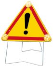 PANNEAUX TEMPORAIRES - AK14 1000 T1 DANGER TRIFLASH