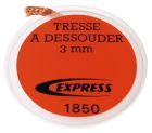 Tresse à dessouder 3 mm pour radio électricité