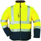 Veste Softshell hi-viz jaune/marine, manch amov. XXXL