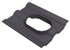 TUILE A DOUILLE DOUBLE ROMANE UNIVERSELLE DUROVENT D110MM A D150MM ARDOISE