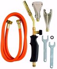 Chalumeau avec 3 brûleurs interchangeables Idealgas - Diamètre 17, 22 ou 40 mm