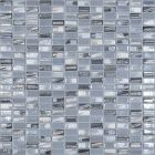 Mosaïque en verre recyclé - BIJOU SILVER 12X25MM