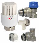 Kit avec tête thermostatique à dilatation de liquide