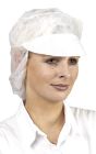 Casquette résille polypro blanche (100 pcs)