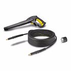 Set Quick Coupling compatible avec toutes machines sauf modèles avec enrouleur - Set Quick Coupling compatible avec toutes machines sauf modèles avec enrouleur (contient un raccord, un flexible haute pression 7,5 m et une poignée pistolet)
