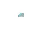 Profilé de ventilation en L, perforation rectangulaire Section ventilation 208 cm2 / ml  Naturel Longueur 2,50m Ep 60mm