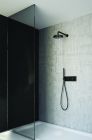 pack encastre douche triverde mitigeur mural noir