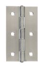 Charnière rectangulaire inox 80x45mm-blister x2