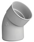 COUDE MALE/FEMELLE 45° DIAMETRE 125 GRIS - UCX4GT
